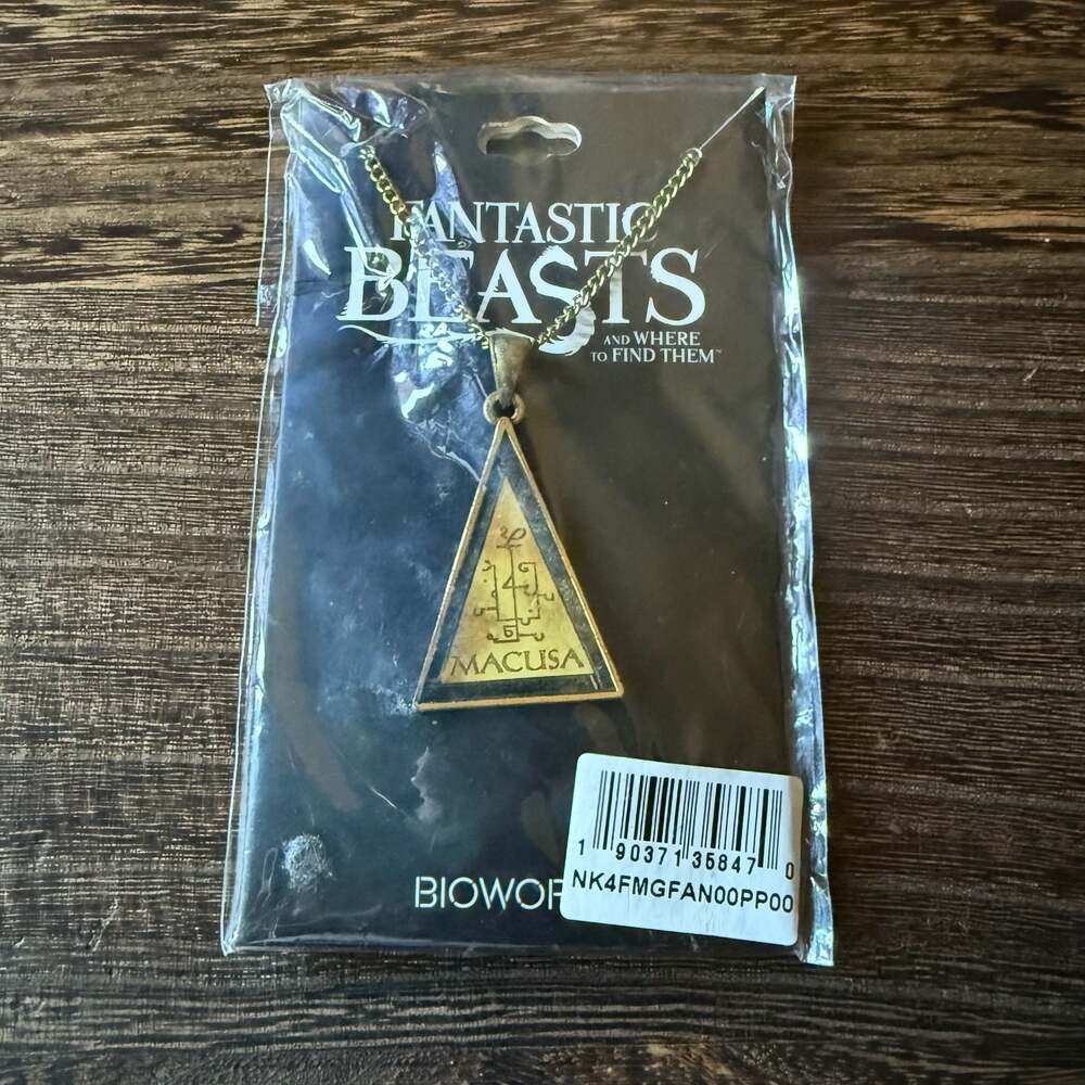Fantastic Beasts MACUSA Triangle Pendant Necklace